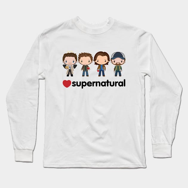 Love Supernatural 2 Long Sleeve T-Shirt by KYi